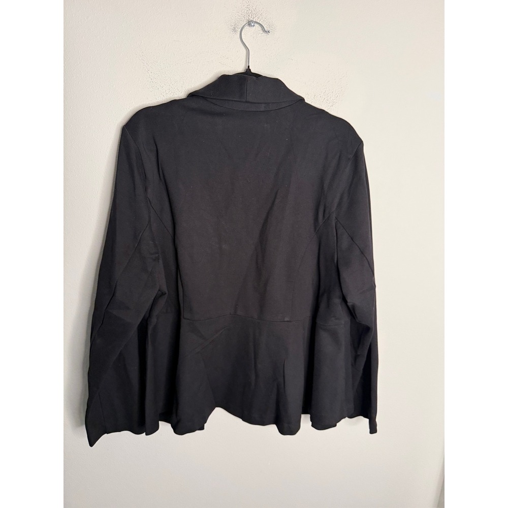 Torrid Studio NEW Black Ponte Lined Blazer Jacket Plus Size 2 2X 18-20 NEW - Picture 5 of 5